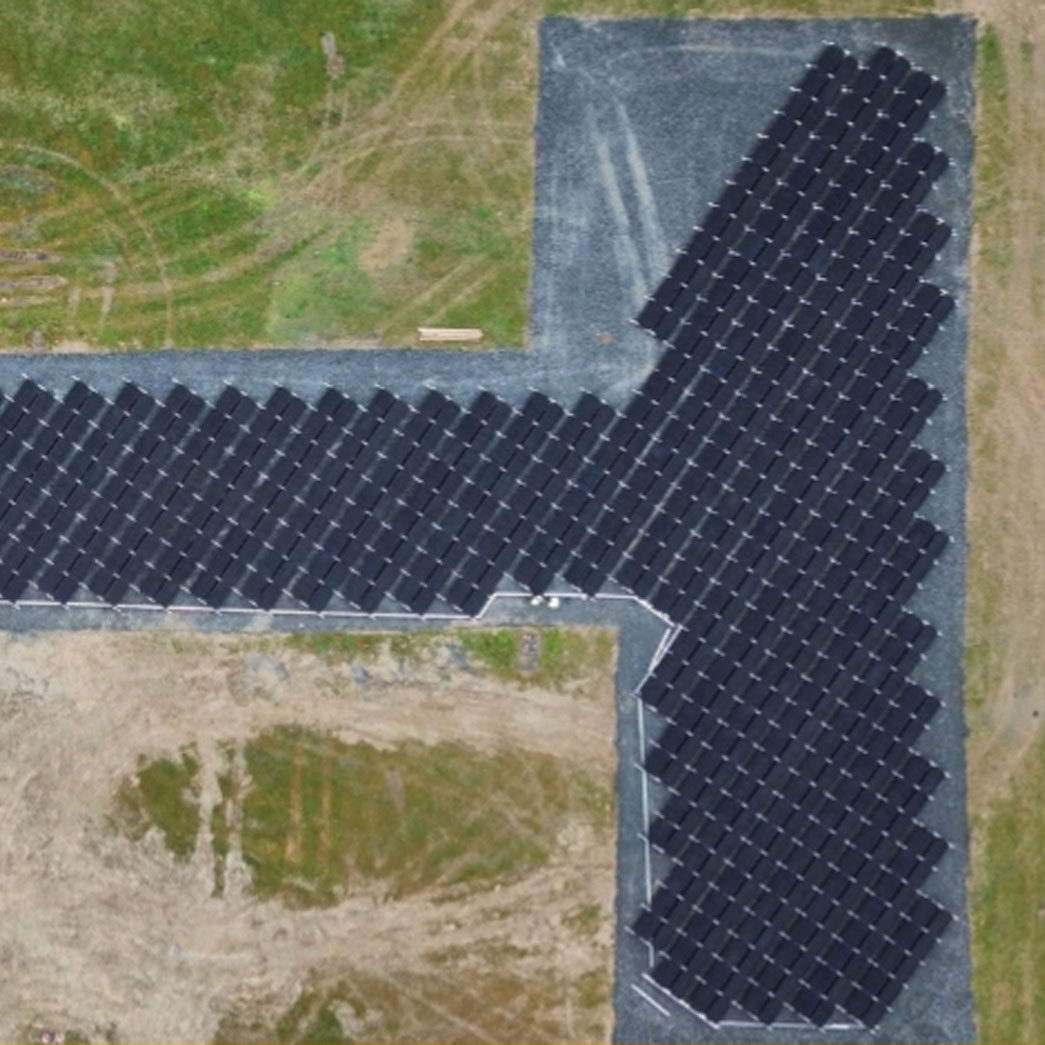 Bifacial Panels Built for Farm Roofs