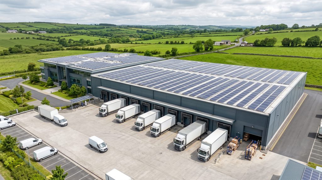 Warehouse rooftop solar matched to daytime energy use for faster payback