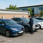 commercial ev chargers car park