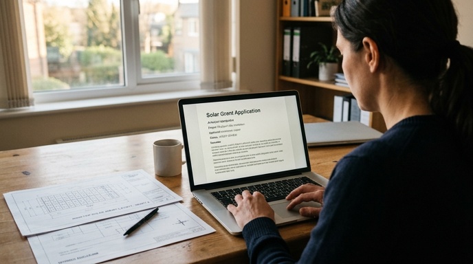 solar grant application desk review