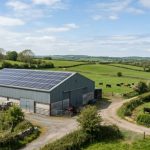 farm solar panels shed roof